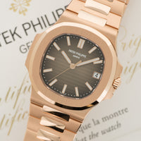 Patek Philippe Rose Gold Nautilus Watch Ref. 5711/1R