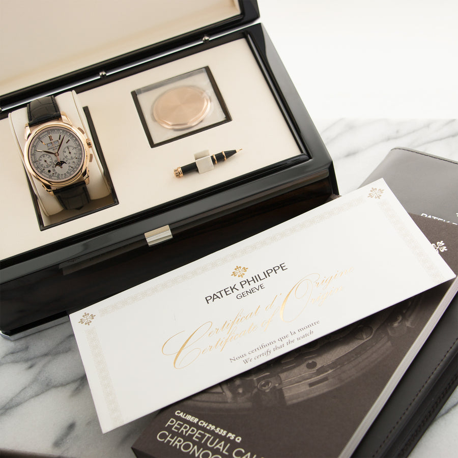 Patek Philippe Rose Gold Perpetual Calendar Watch Ref. 5270