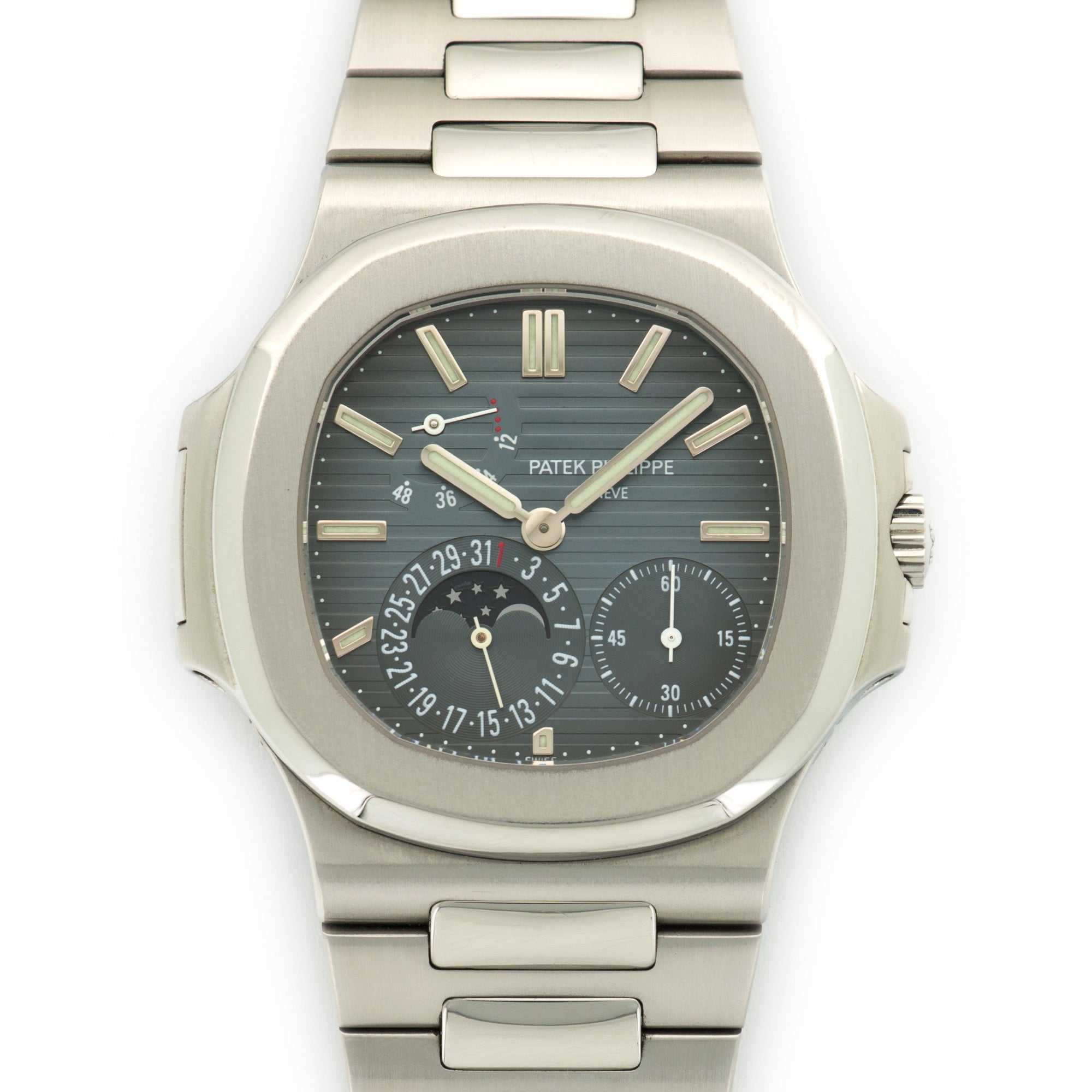 Patek Philippe - Patek Philippe Steel Nautilus Moonphase Watch Ref. 5712/1A - The Keystone Watches