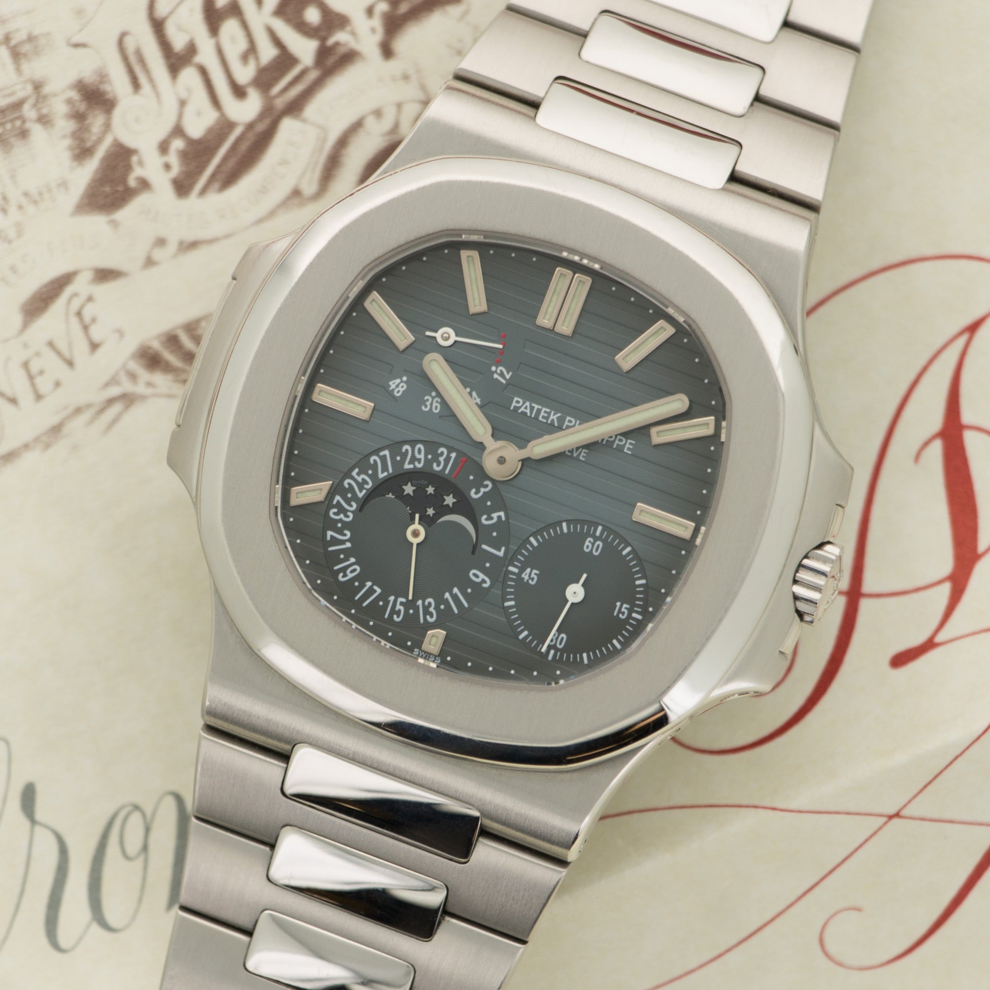 Patek Philippe - Patek Philippe Steel Nautilus Moonphase Watch Ref. 5712/1A - The Keystone Watches