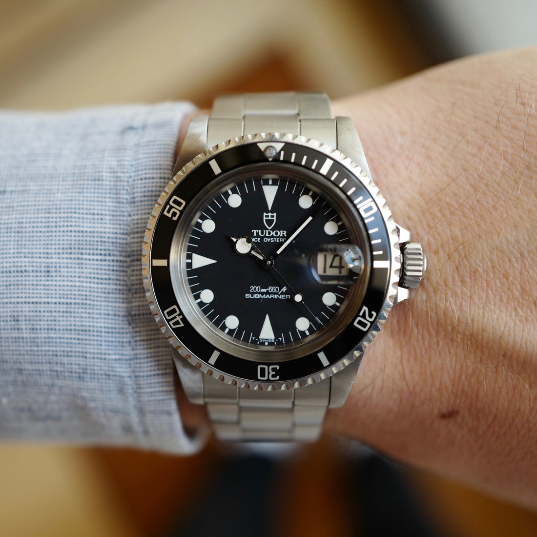 Tudor Stainless Steel Submariner Watch Ref. 76100