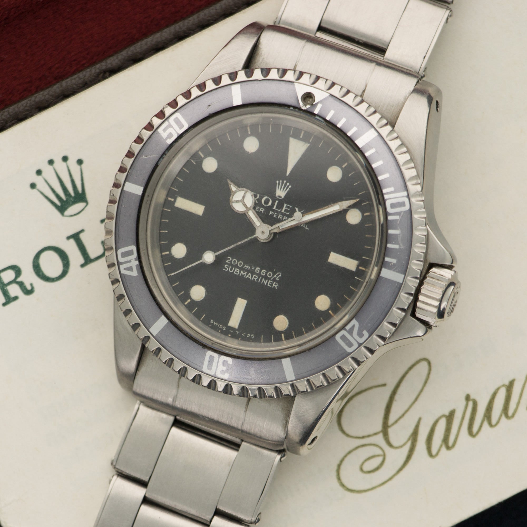 Rolex - Rolex Steel Meters-First Submariner Watch Ref. 5513 with Original Papers - The Keystone Watches