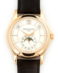 Patek Philippe - Patek Philippe Rose Gold Annual Calendar Moonphase Watch Ref. 5205 - The Keystone Watches