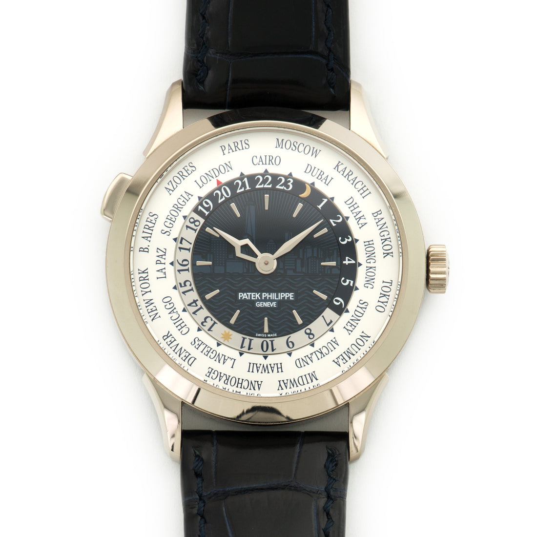 Patek Philippe White Gold World Time NY Edition Watch Ref. 5230