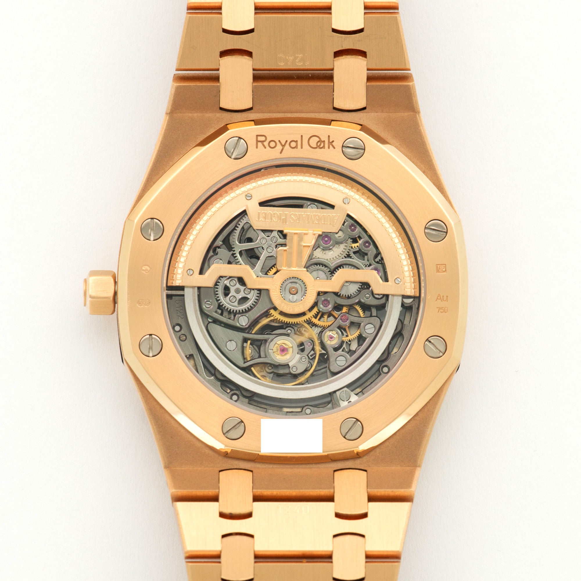 Audemars Piguet - Audemars Piguet Rose Gold Royal Oak Openworked Skeleton Watch Ref. 15204 - The Keystone Watches