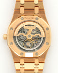 Audemars Piguet - Audemars Piguet Rose Gold Royal Oak Openworked Skeleton Watch Ref. 15204 - The Keystone Watches