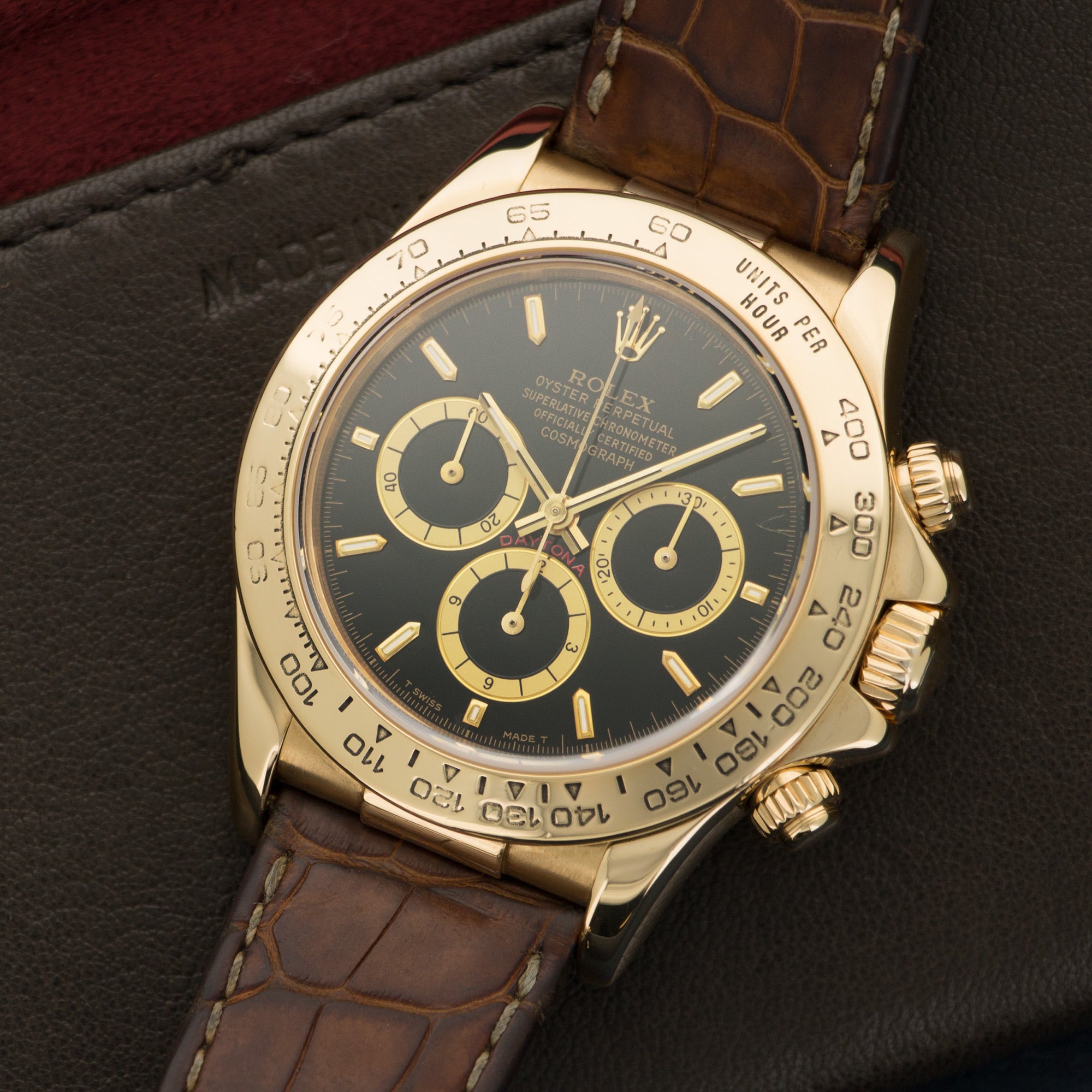 Rolex - Rolex Yellow Gold Daytona Zenith Watch Ref. 16518 - The Keystone Watches