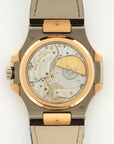 Patek Philippe - Patek Philippe White & Rose Gold Nautilus Moonphase Watch Ref. 5712GR - The Keystone Watches