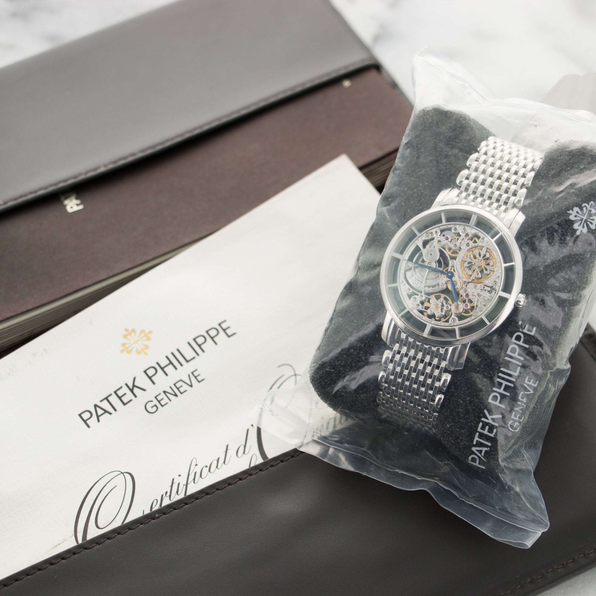 Patek Philippe - Patek Philippe White Gold Skeletonized Ultra-Thin Watch Ref. 5180 - The Keystone Watches