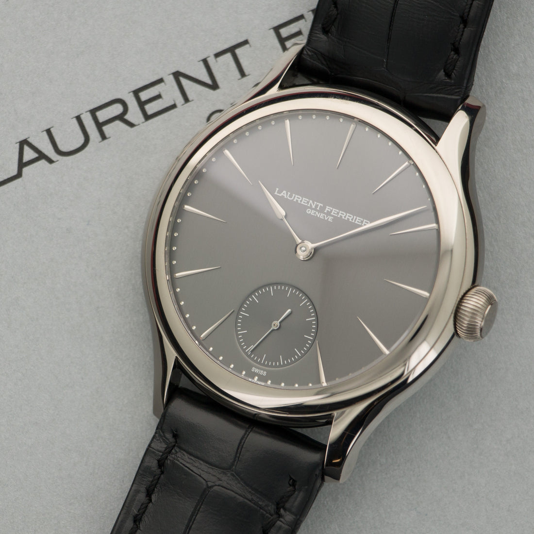 Laurent Ferrier White Gold Galet Micro-Rotor Watch, ref. LF229.01