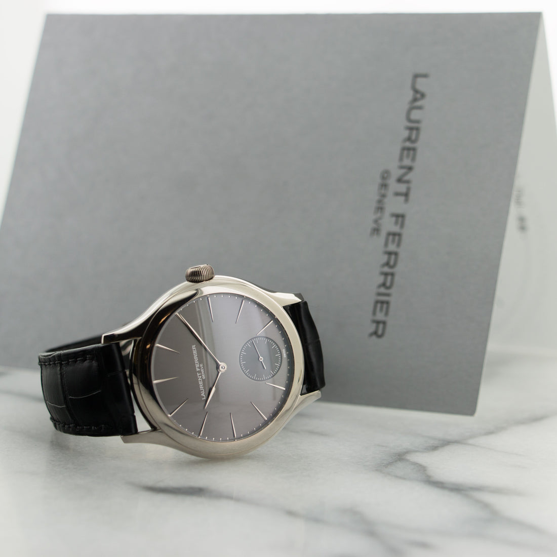 Laurent Ferrier White Gold Galet Micro-Rotor Watch, ref. LF229.01