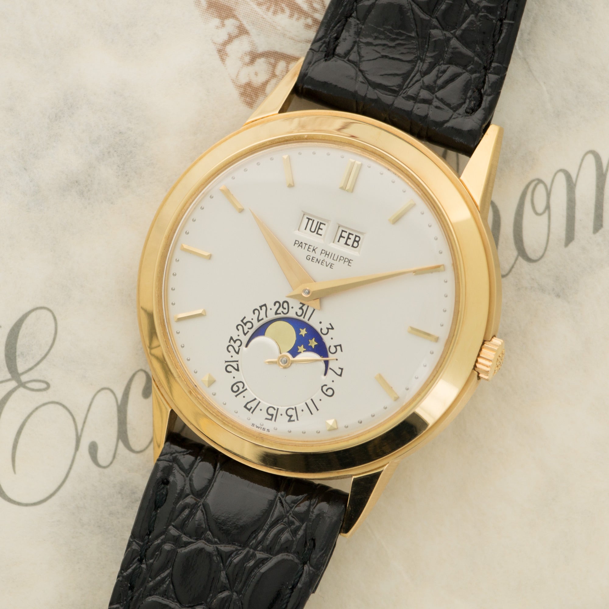 Patek Philippe - Patek Philippe Yellow Gold Perpetual Calendar Watch Ref. 3448 - The Keystone Watches