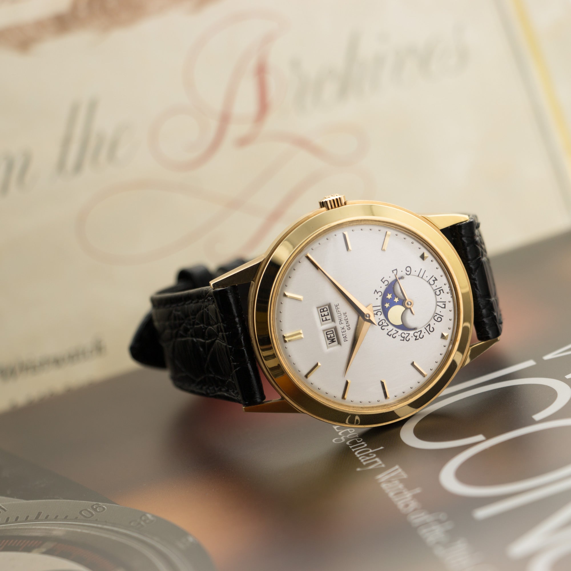 Patek Philippe - Patek Philippe Yellow Gold Perpetual Calendar Watch Ref. 3448 - The Keystone Watches