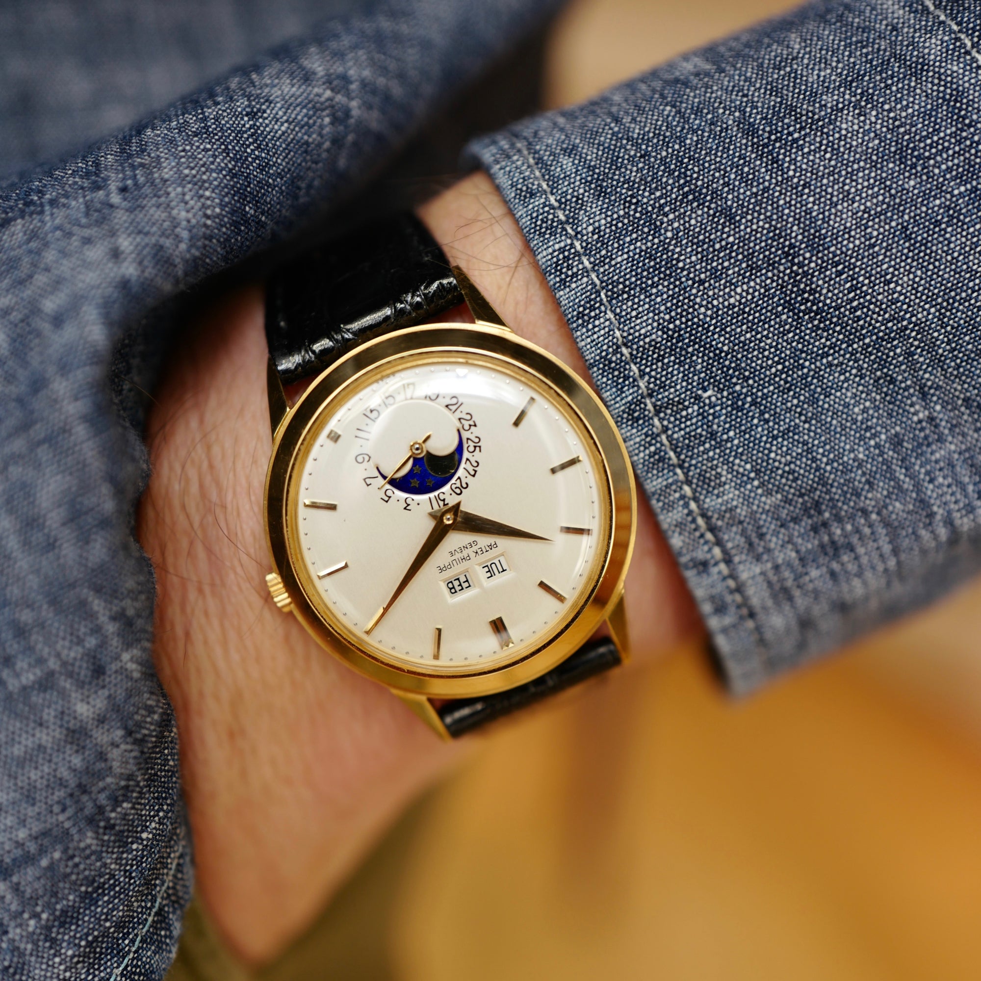 Patek Philippe - Patek Philippe Yellow Gold Perpetual Calendar Watch Ref. 3448 - The Keystone Watches