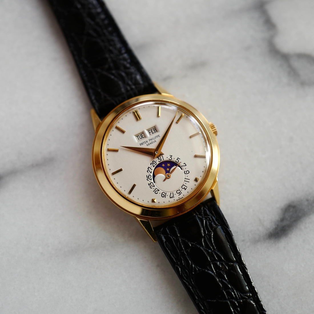 Patek Philippe Perpetual Calendar 3448 18k YG – The Keystone Watches