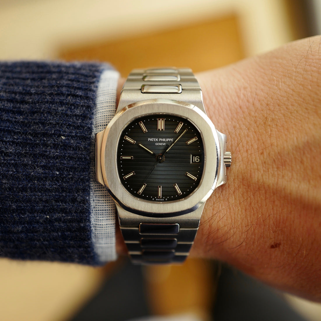 Patek Philippe Steel Nautilus Watch Ref. 3800
