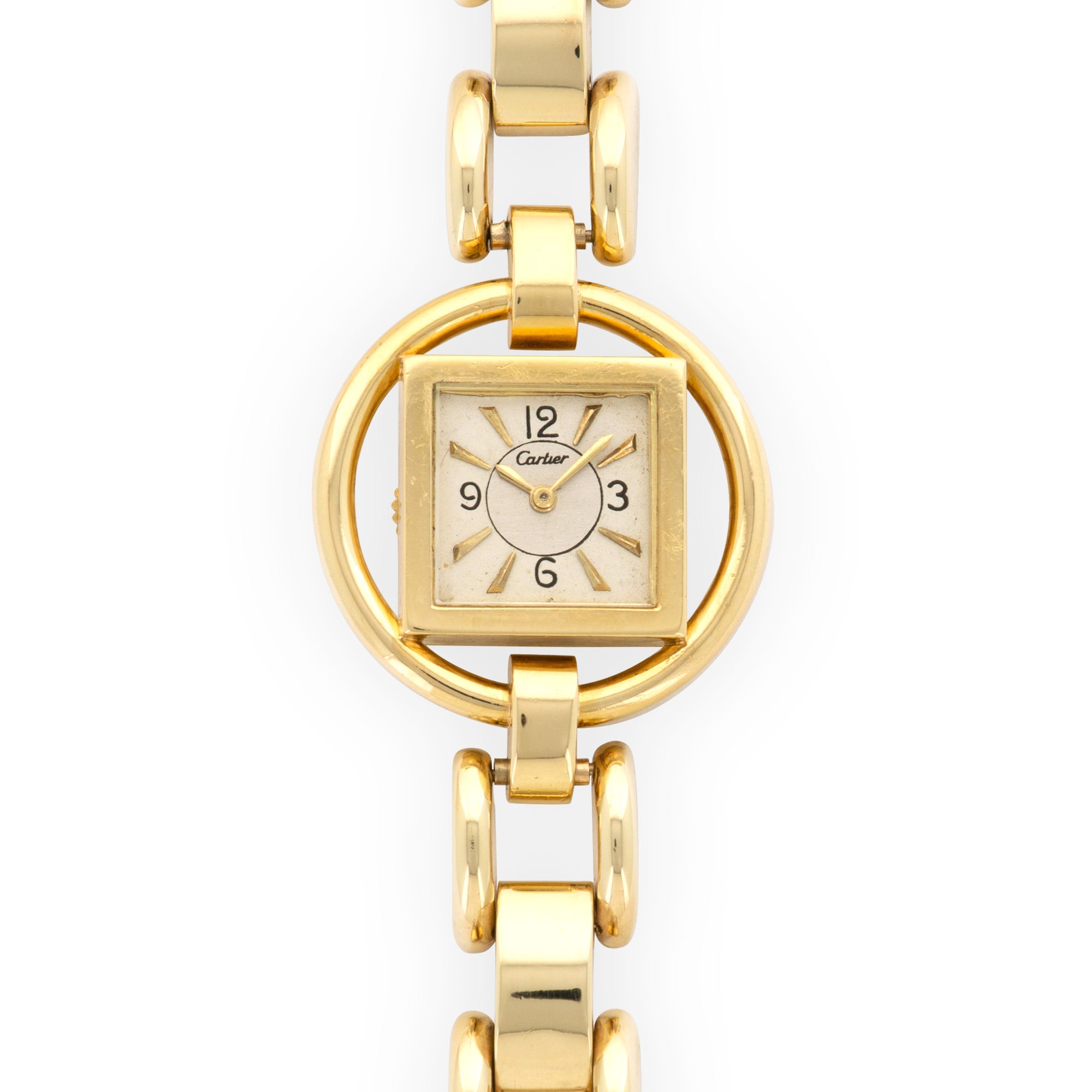 Cartier - Cartier Yellow Gold Unusual Bracelet Watch - The Keystone Watches