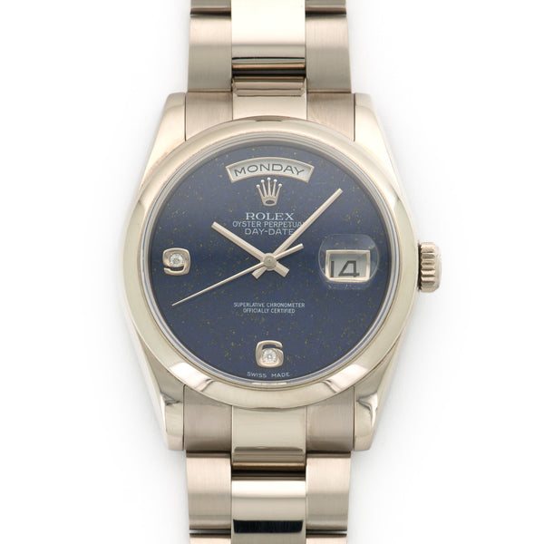 リタ✢PELLICO★SEPARATED OPEN FLAT35スウェード Rolex Day-Date 118209 White Gold Luxury Watch Review - YouTube