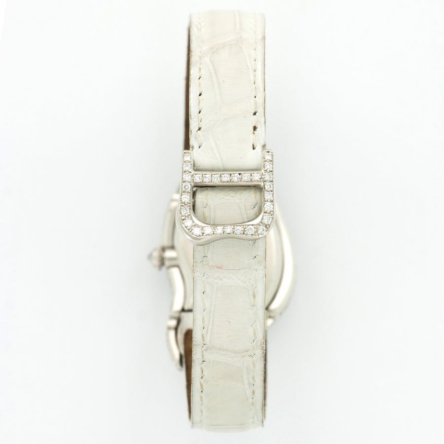 Cartier Platinum Crash Diamond Watch