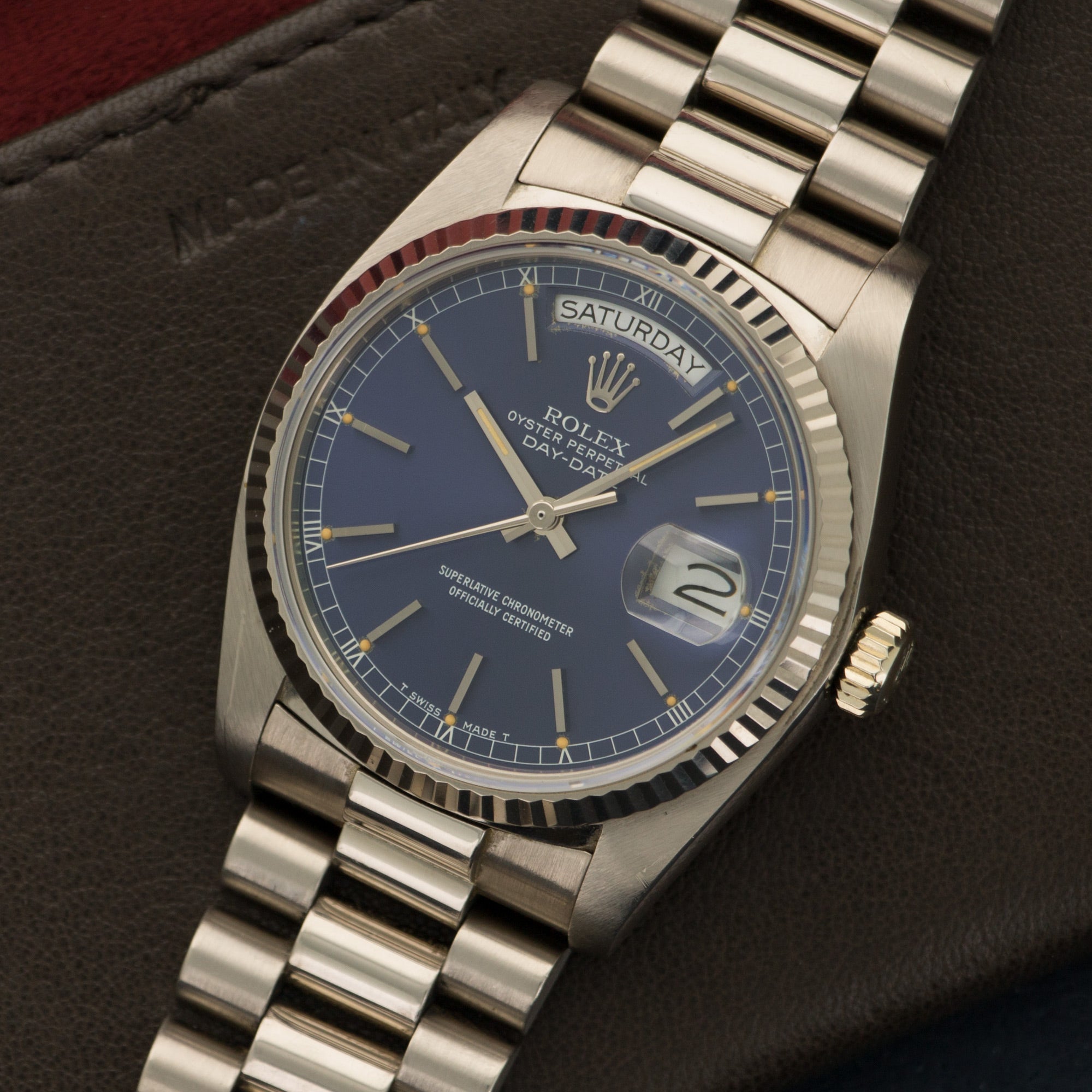 Rolex - Rolex White Gold Day-Date Watch Ref. 18039 - The Keystone Watches