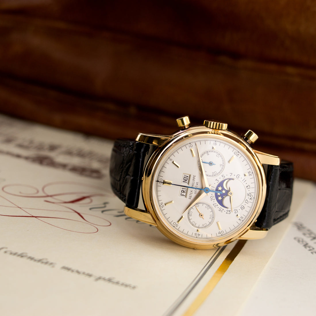 Patek Philippe Perpetual Calendar Chrono 2499 18k YG The Keystone Watches