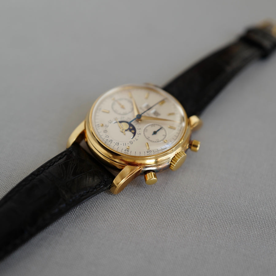 Patek Philippe Yellow Gold Perpetual Calendar Chronograph Watch Ref. 2499