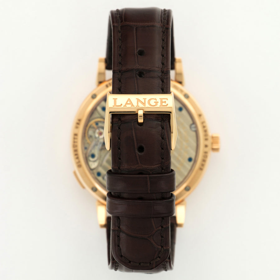 A. Lange & Sohne Rose Gold Grand Lange 1 Moonphase Watch Ref. 139.032