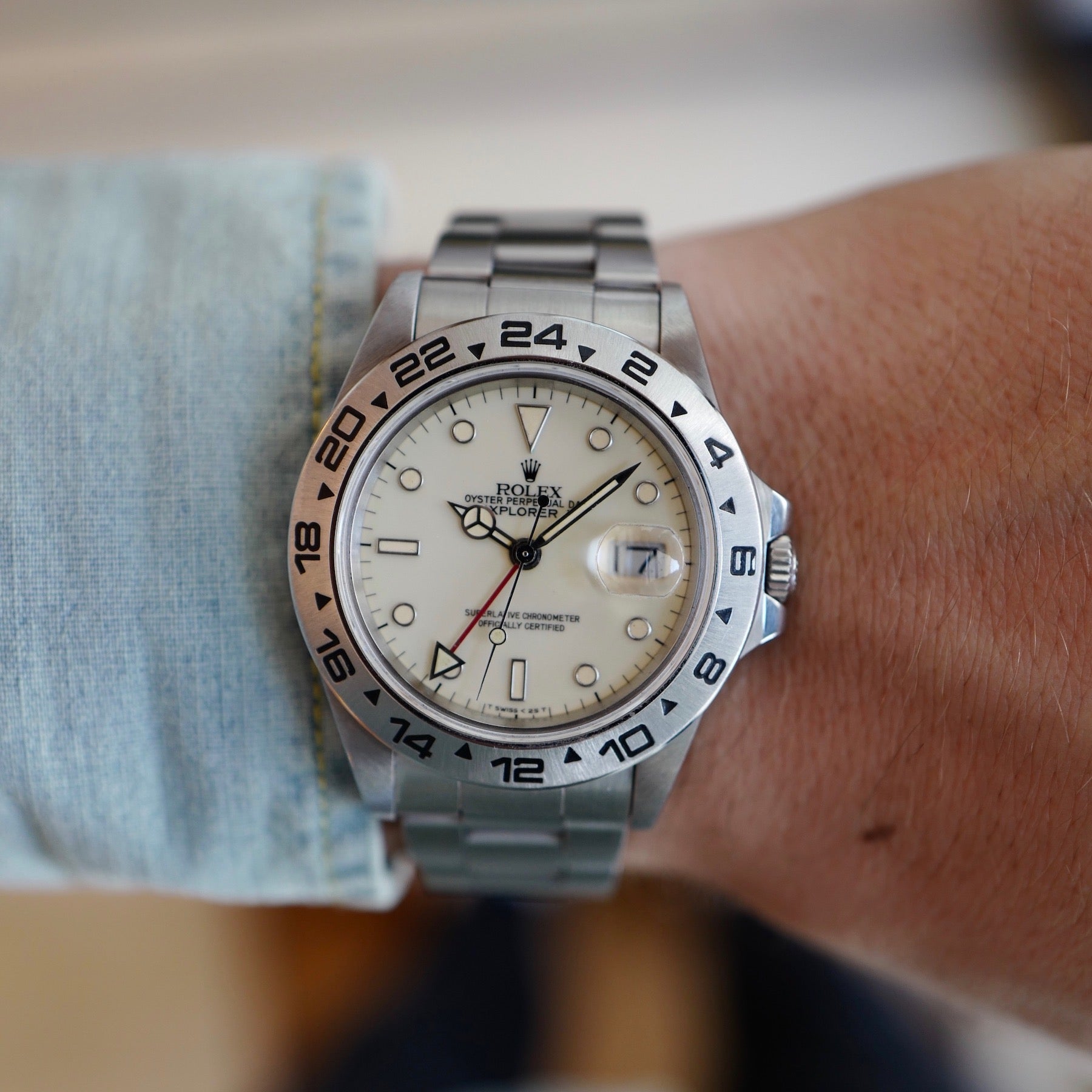 Rolex - Rolex Steel Explorer II Cream Dial Watch Ref. 16550 - The Keystone Watches