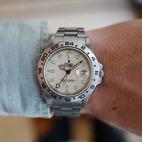Rolex Steel Explorer II Cream Dial Watch Ref. 16550
