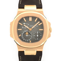 Patek Philippe Rose Gold Nautilus Moonphase Watch Ref. 5712R