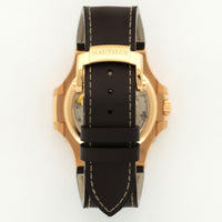 Patek Philippe Rose Gold Nautilus Moonphase Watch Ref. 5712R