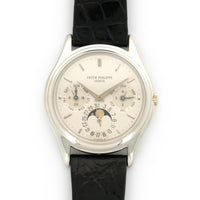 Patek Philippe White Gold Perpetual Calendar Watch Ref. 3940