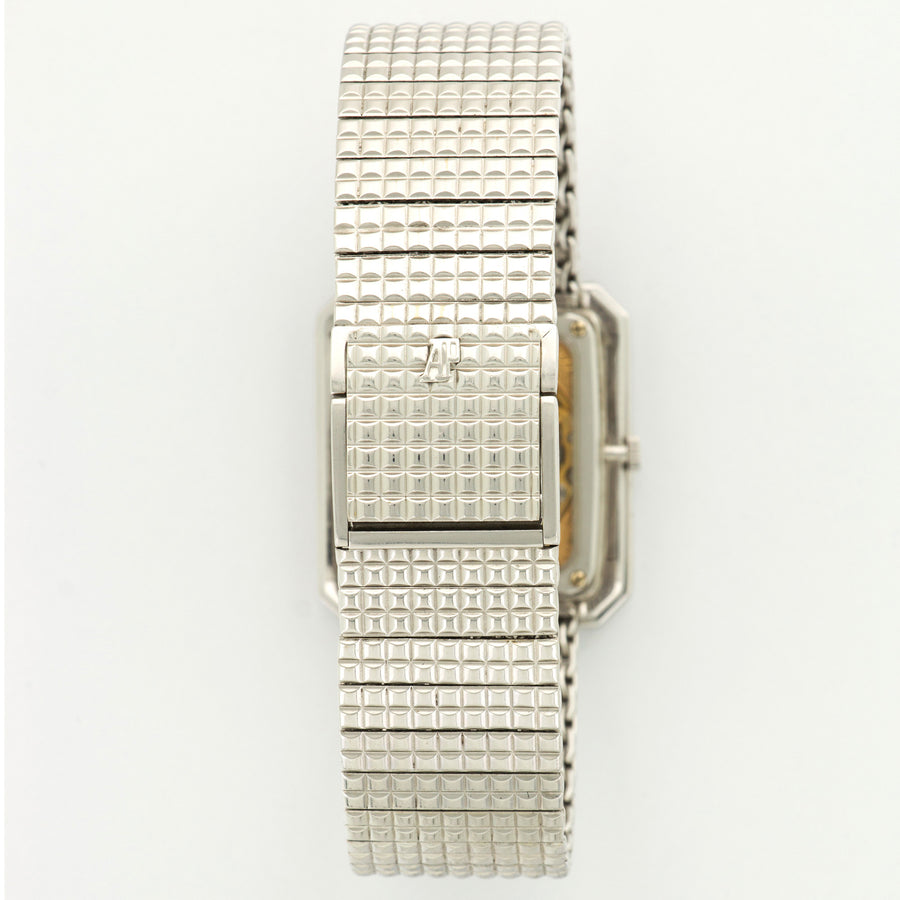 Audemars Piguet White Gold Skeletonized Baguette Diamond Watch