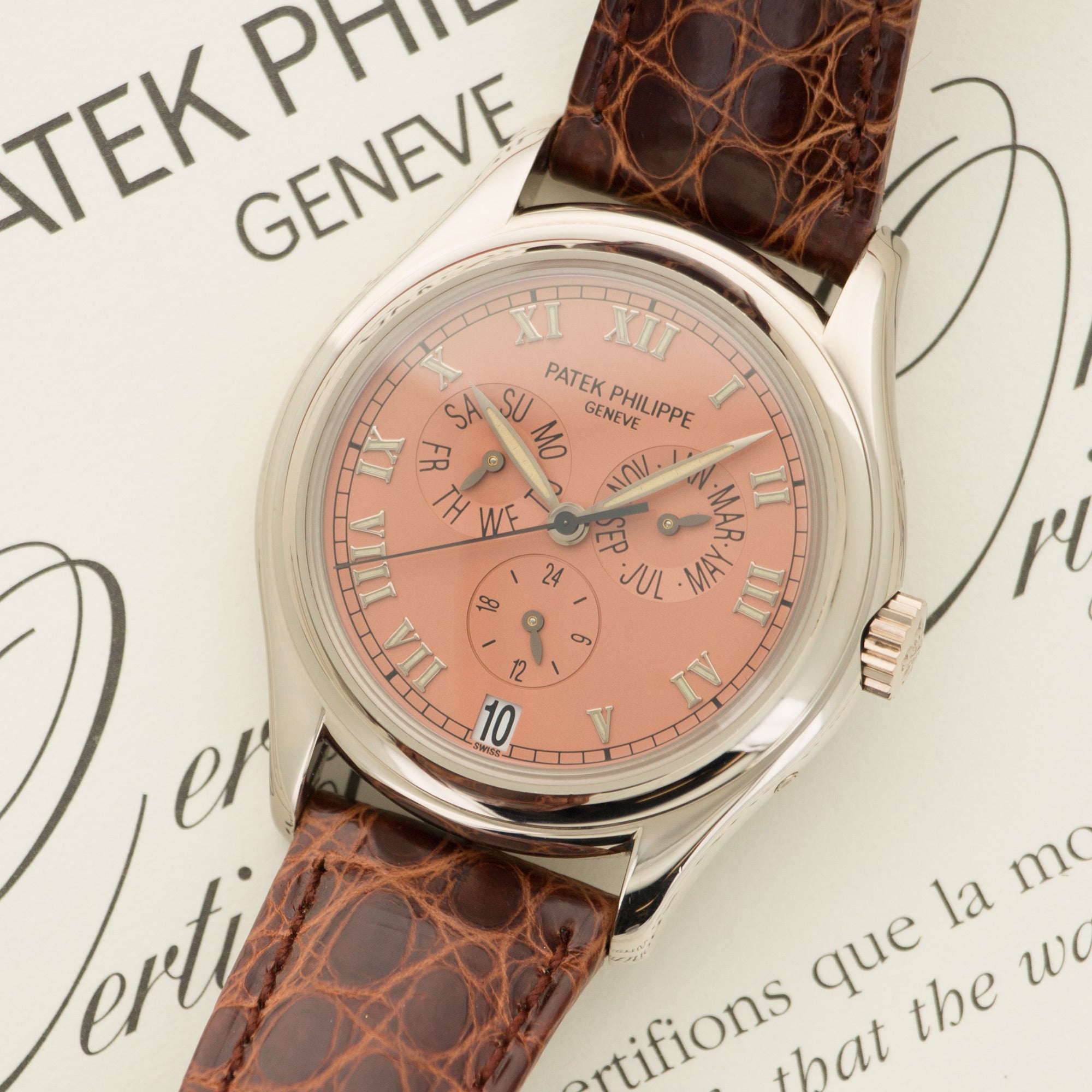 Patek Philippe - Patek Philippe White Gold Annual Calendar Watch Ref. 5035G - The Keystone Watches