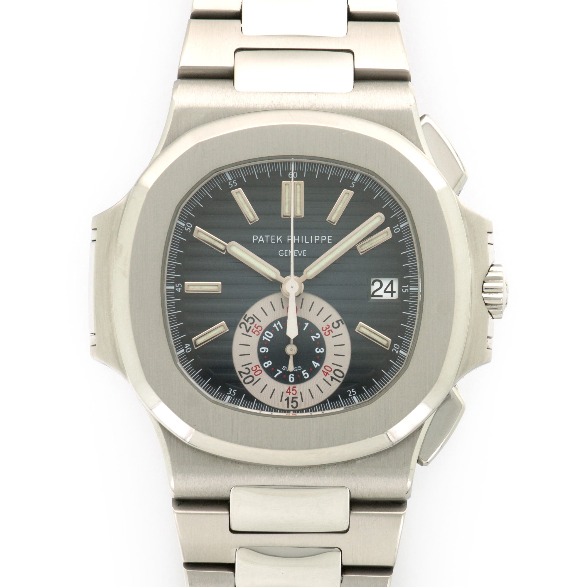 Patek Philippe - Patek Philippe Nautilus Chronograph Blue Watch Ref. 5980 - The Keystone Watches