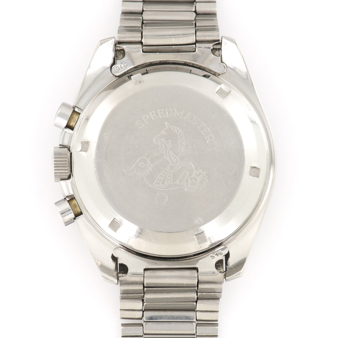 Omega Steel Speedmaster Chronograph Watch Ref. 105.012