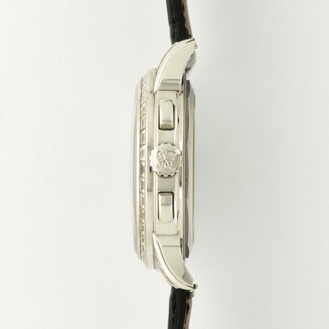 Patek Philippe Platinum Perpetual Diamond Chrono Watch Ref. 5271