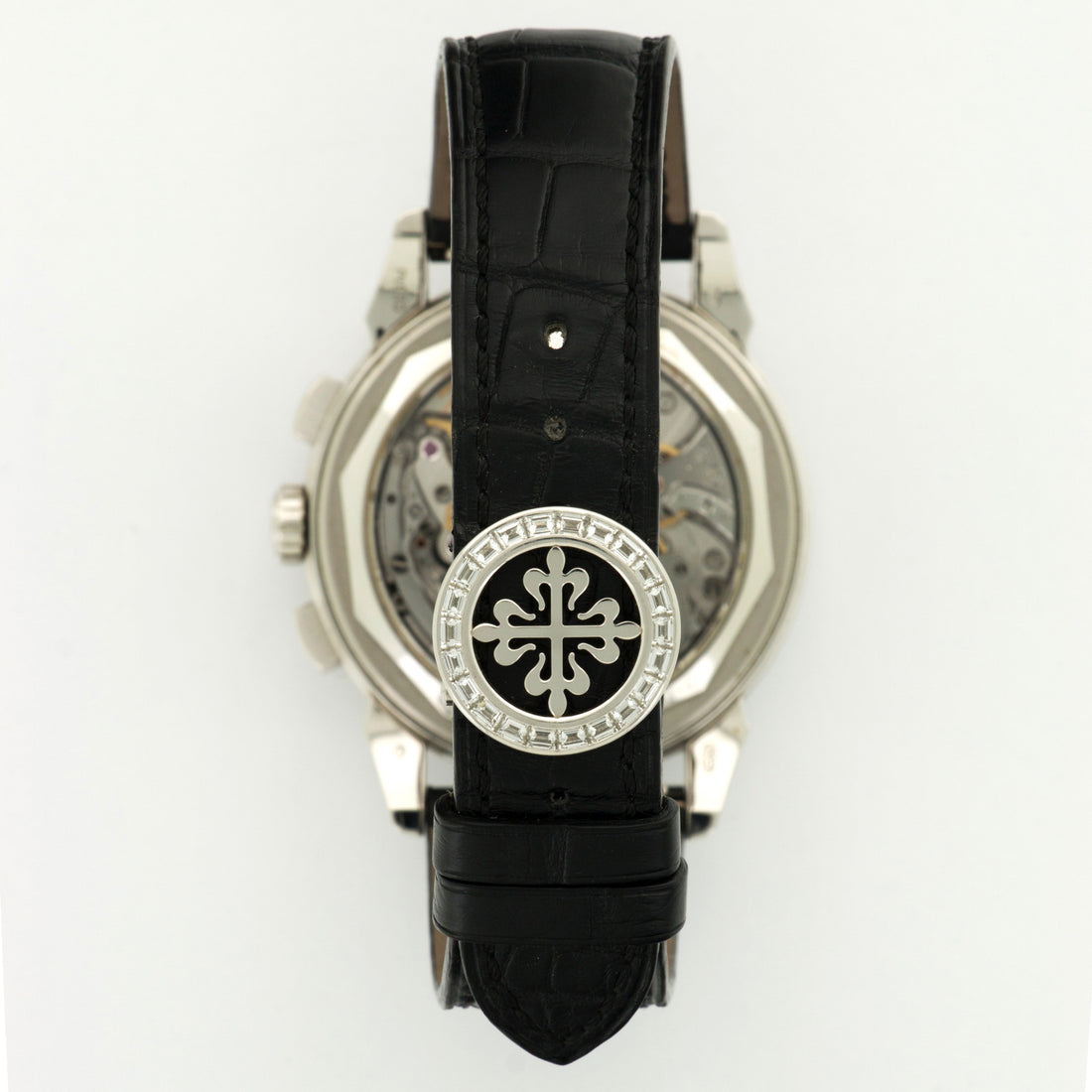 Patek Philippe Platinum Perpetual Diamond Chrono Watch Ref. 5271