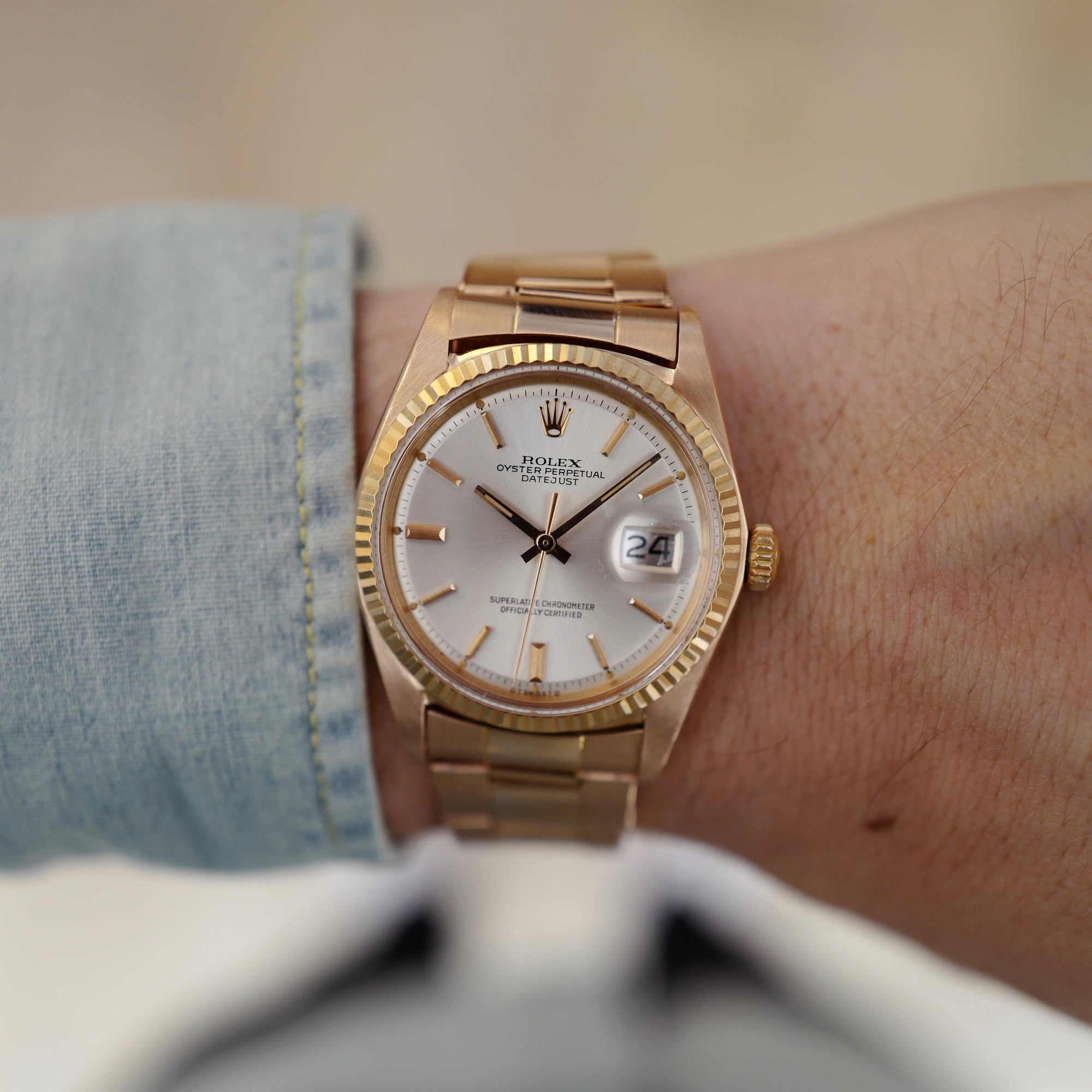 Rolex - Rolex Rose Gold Datejust Watch Ref. 1601 - The Keystone Watches