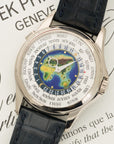 Patek Philippe - Patek Philippe White Gold World Time Cloisonne Watch Ref. 5131 - The Keystone Watches