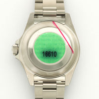 New Old Stock Rolex Submariner Anniversary Watch Watch Ref. 16610