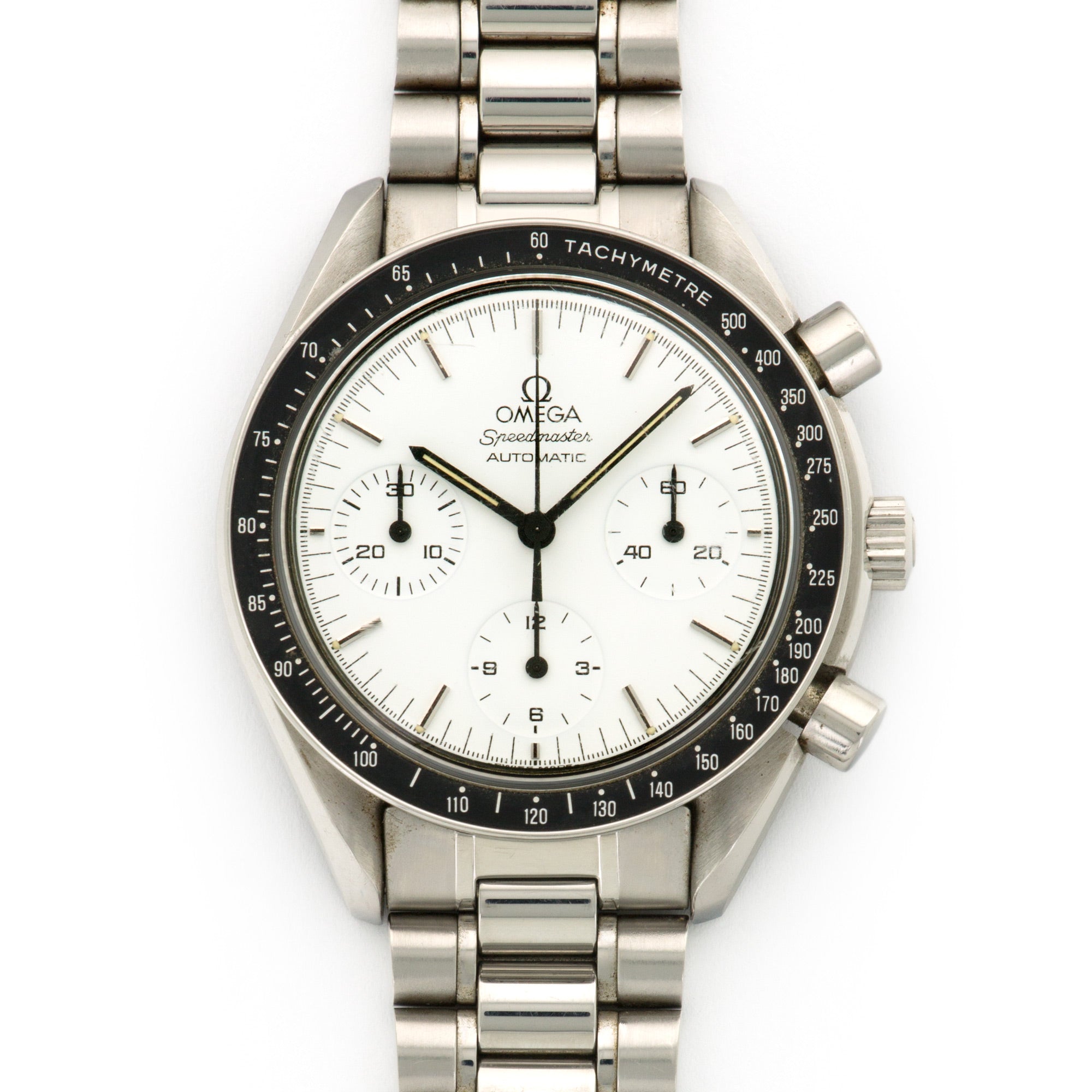 Omega - Omega Speedmaster White Dial Watch Ref. 3810.20 - The Keystone Watches