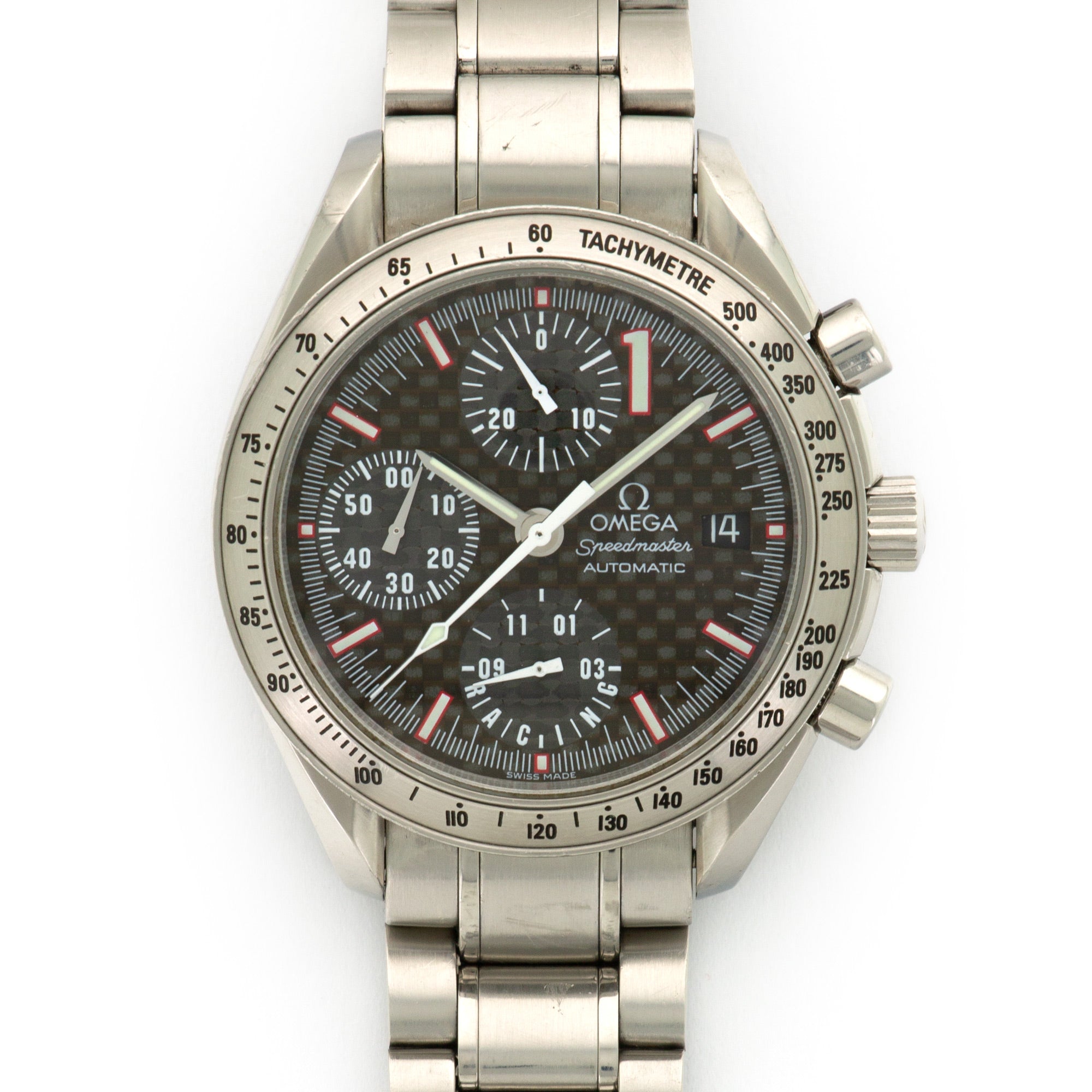 Omega - Omega Speedmaster Chronograph Michael Schumacher Watch - The Keystone Watches