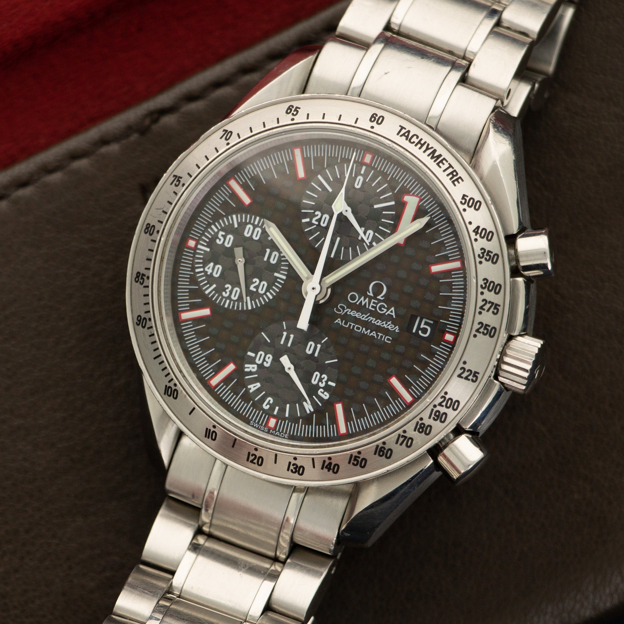 Omega - Omega Speedmaster Chronograph Michael Schumacher Watch - The Keystone Watches