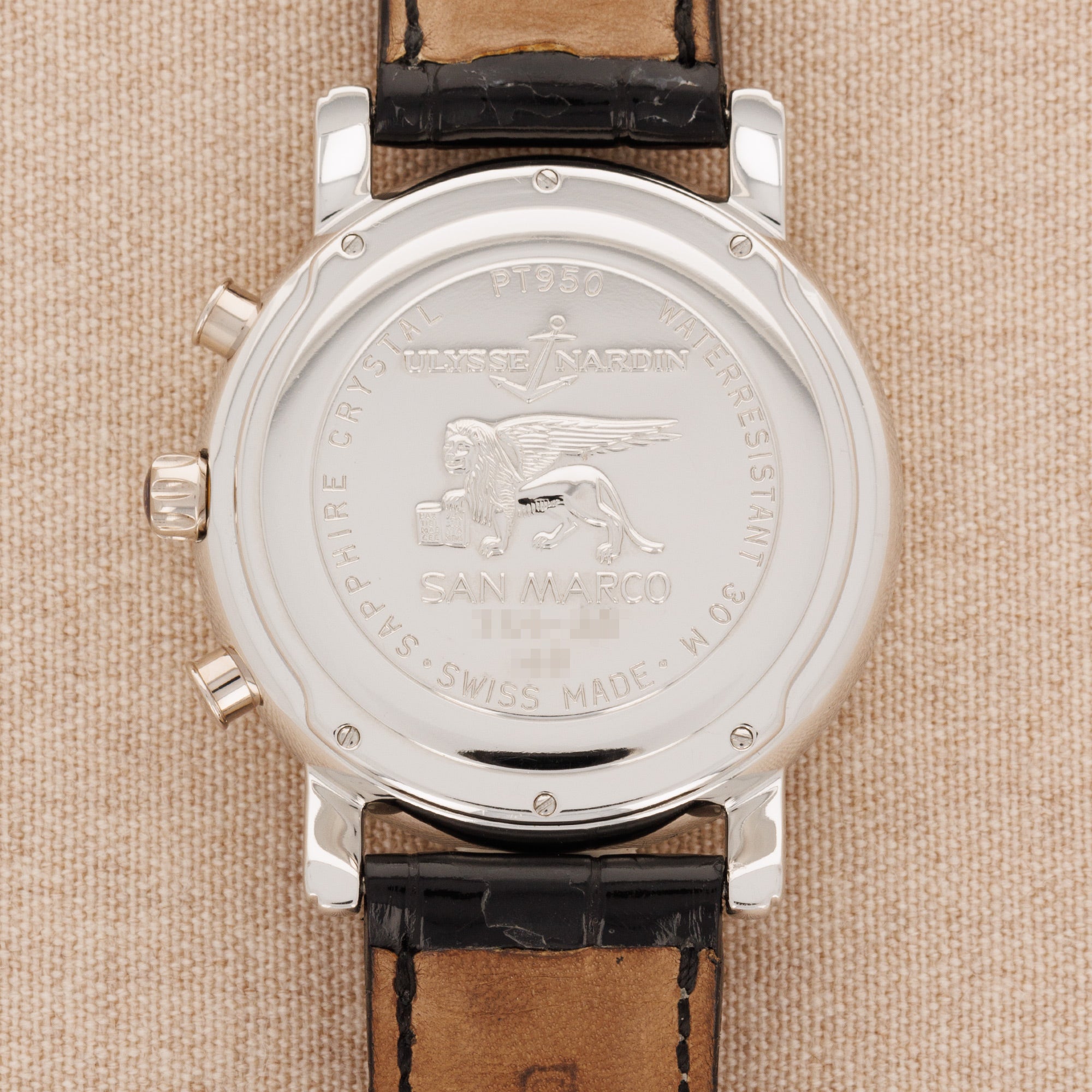 Ulysse Nardin - Ulysse Nardin Platinum San Marco Hour Striker Watch Ref. 759-20 - The Keystone Watches