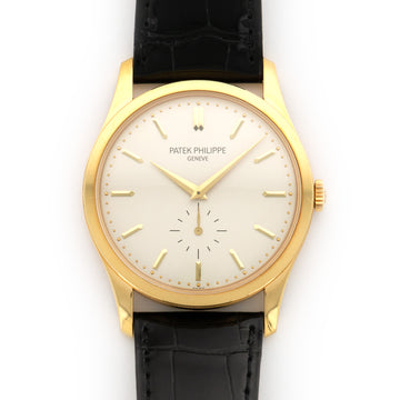 Patek Philippe Yellow Gold Calatrava Watch Ref. 5196