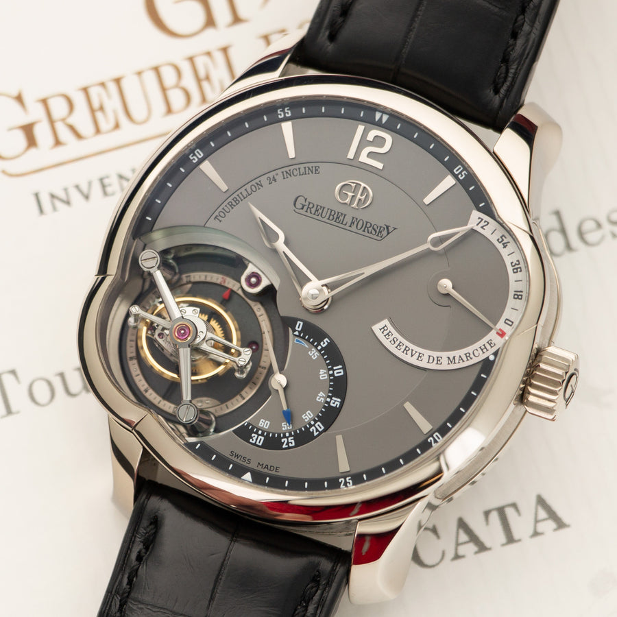 Greubel Forsey White Gold 24 Seconds Tourbillon Watch