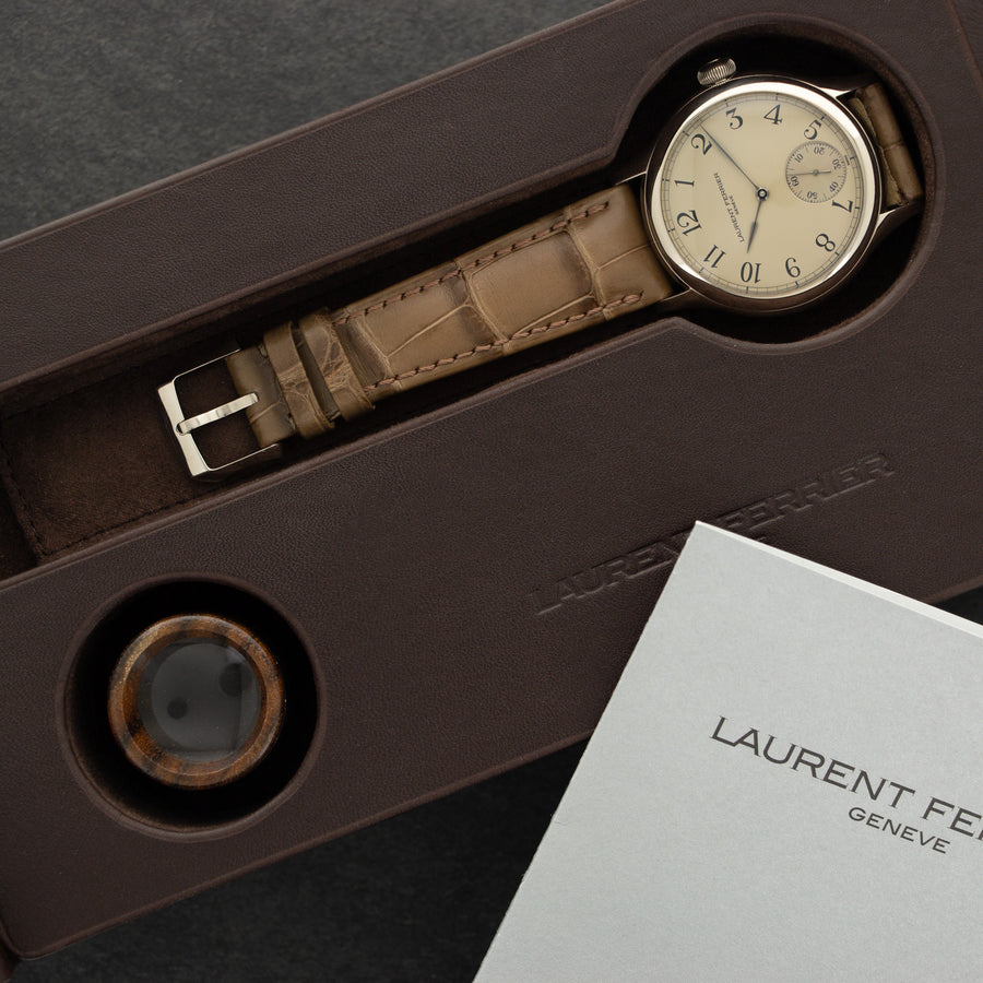 Laurent Ferrier White Gold Galet Micro-Rotor Watch Ref. FBN229.01
