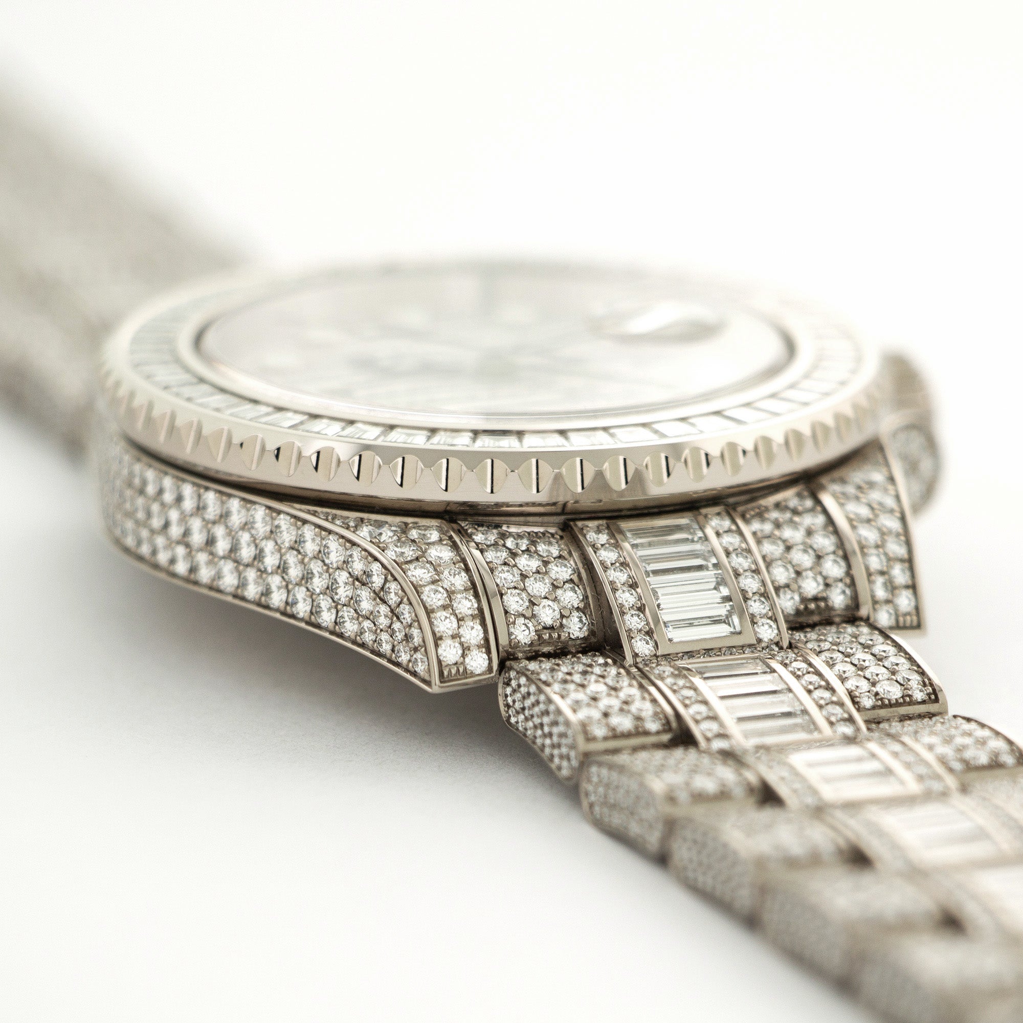 Rolex - Rolex White Gold GMT-Master II ICE Baguette Diamond Watch Ref. 116769 - The Keystone Watches
