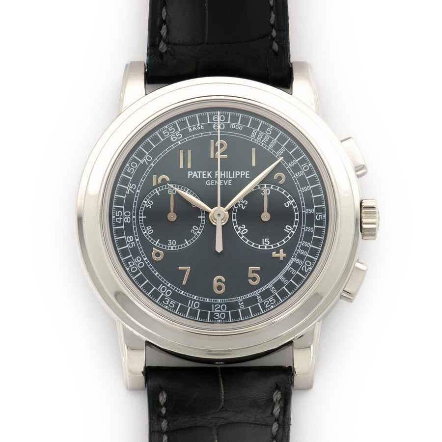 Patek Philippe Platinum Chronograph Watch Ref. 5070